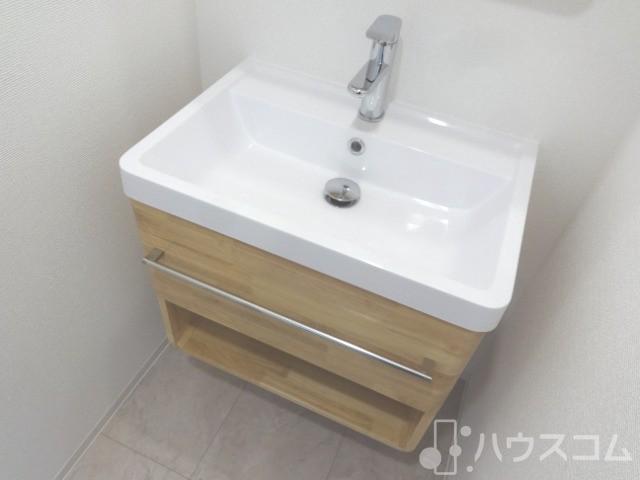 洗面設備　帰ったらうがい・手洗いを。