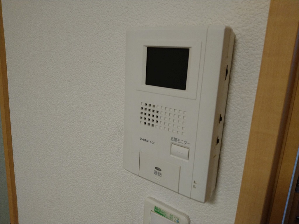 セキュリティ　モニターホン設置
