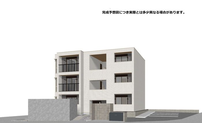 建物外観　こちら、外観パースです