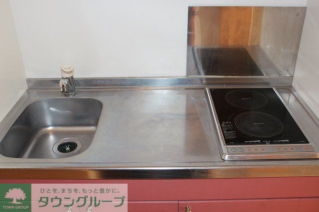 キッチン　２口電気コンロ