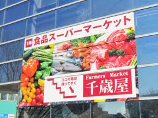 スーパー　スーパー千歳屋（スーパー）まで584m