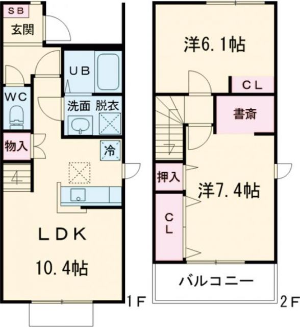 U7 Aの間取り写真