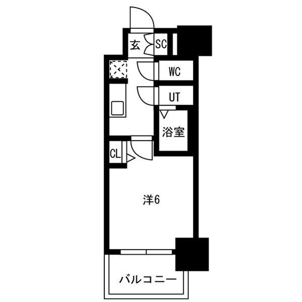 メイクスアート新栄IIIの間取り写真