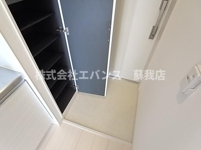 玄関　明るい玄関です