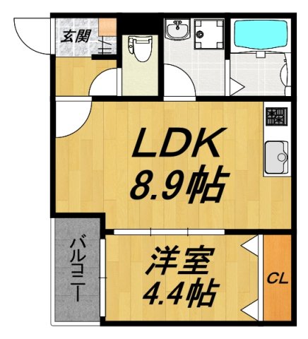 LE COCON 清須IIの間取り写真