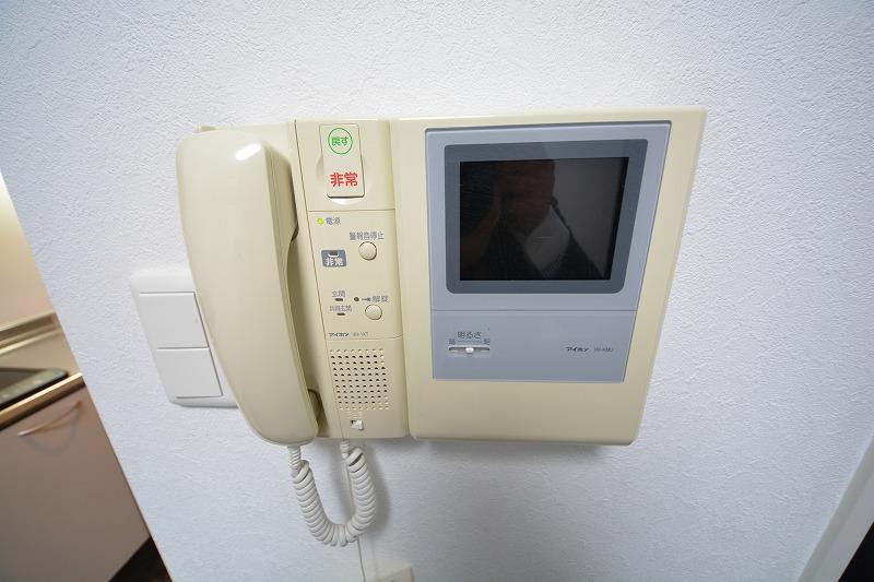 セキュリティ　セレブコート安堂寺　モニター付きインターフォン