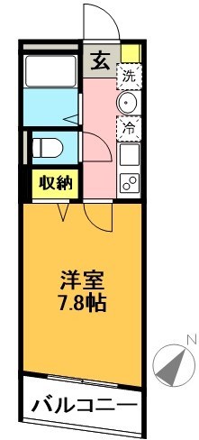 アベニール東松原の間取り写真