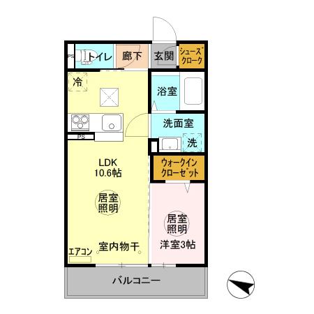 ヴィラ245の間取り写真