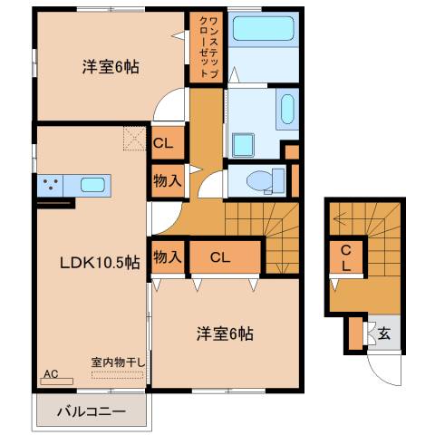 セジュール若葉台の間取り写真
