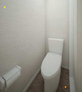 白山浦1丁目新築アパートのトイレ写真