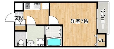 H-maison加美正覚寺VIIIの間取り写真