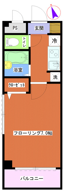 ヴァレービレッジ鶴見の間取り写真