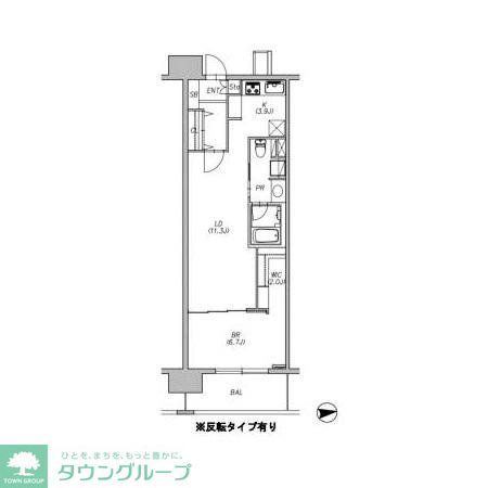 ロイヤルパークス西新井の間取り写真