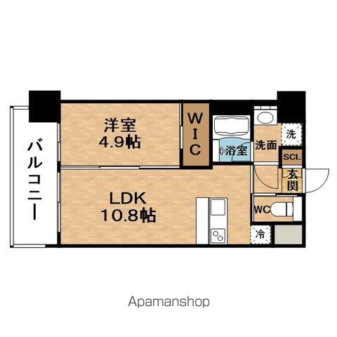 地下鉄堺筋線 天神橋筋六丁目駅 徒歩9分 11階建 築3年の間取り写真