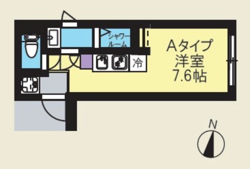 東京メトロ丸ノ内線 新高円寺駅 徒歩4分 3階建 築1年の間取り写真