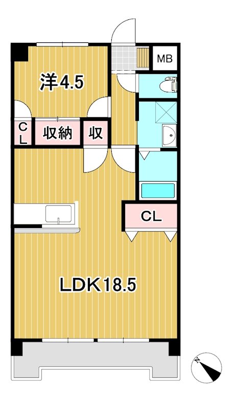 臨港ハイツの間取り写真