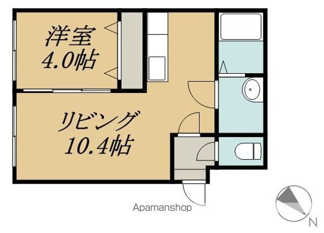 地下鉄東西線 琴似駅 徒歩5分 4階建 築12年の間取り写真