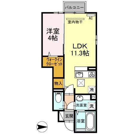 ＪＲ日豊本線 下曽根駅 徒歩31分 2階建 築11年の間取り写真