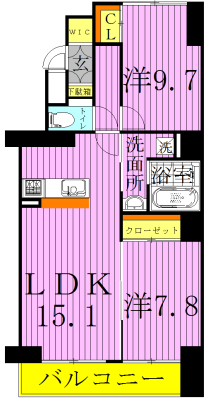 T’s garden北柏 1号棟の間取り写真