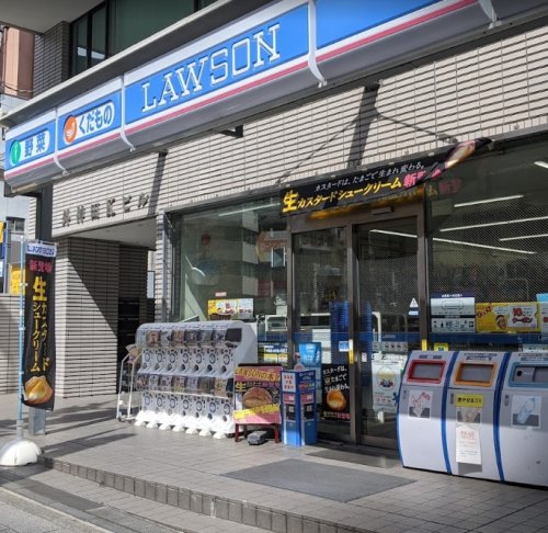 コンビニ　ローソン 神田明神店（コンビニ）まで50m
