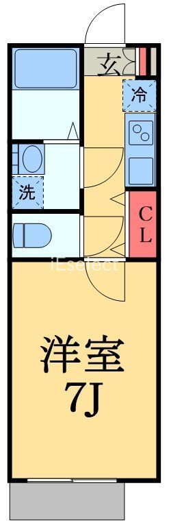 アフェット院内2の間取り写真