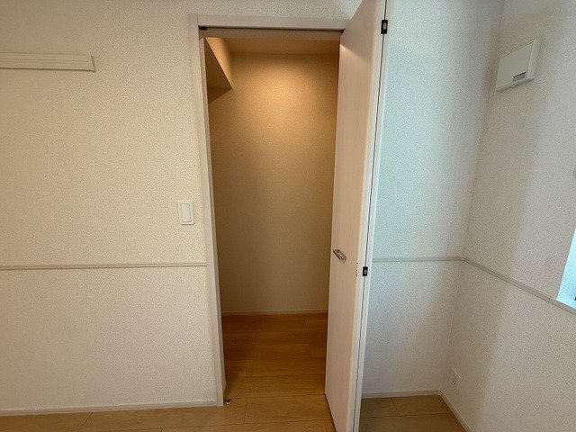 収納　たっぷりとした収納スペースです