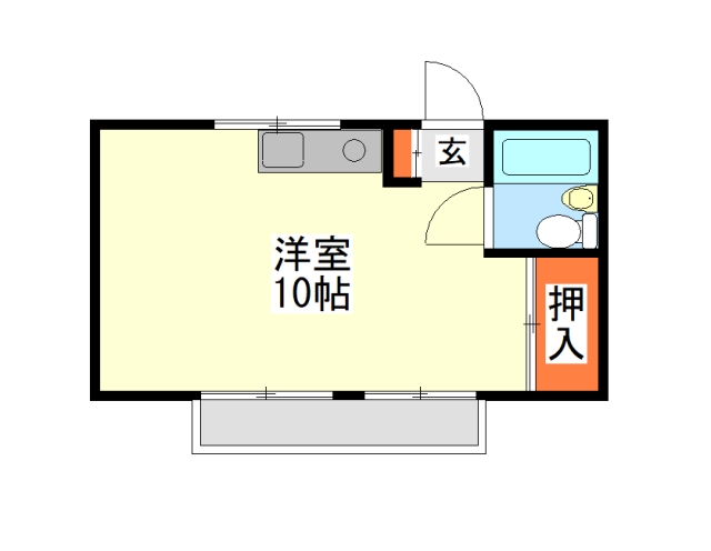 第二要ハイツの間取り写真
