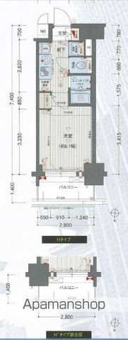 名鉄名古屋本線 名鉄名古屋駅 徒歩8分 14階建 築19年の間取り写真