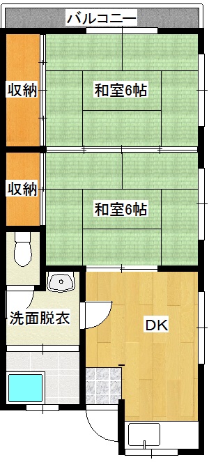 ノースナイン熊本の間取り