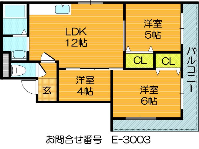 【タウンプラザ東の間取り】