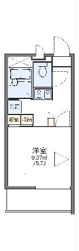 レオパレス日永レジデンスの間取り