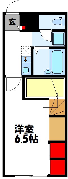 レオパレスパストラル博多の間取り