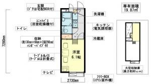 グリーンハイツ4号の間取り