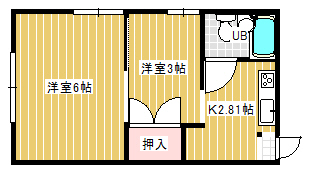 ソワサントの間取り