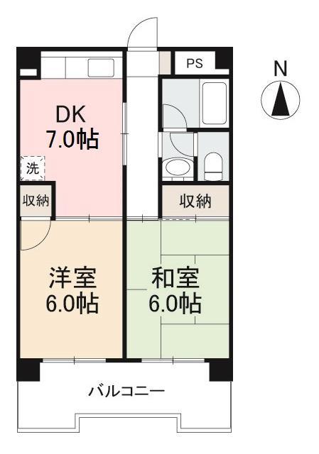 高松市国分寺町国分のマンションの間取り