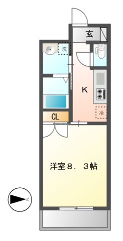 エルメディオ千種の間取り