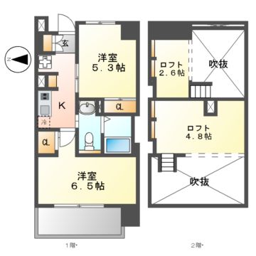 エステムコート名古屋駅前COREの間取り