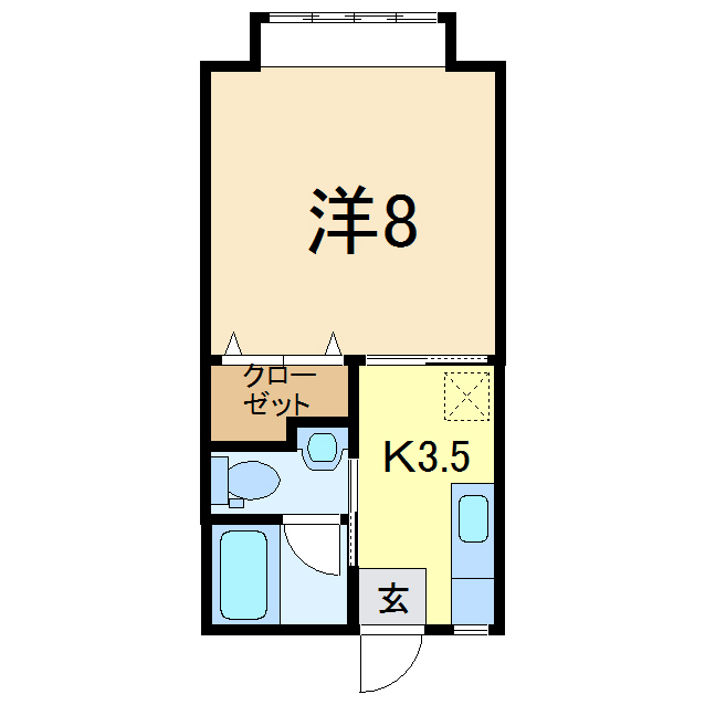 プレステージ泉の間取り