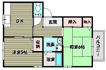 サンフル狭山の間取り