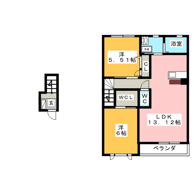 ソレイユＡ棟の間取り