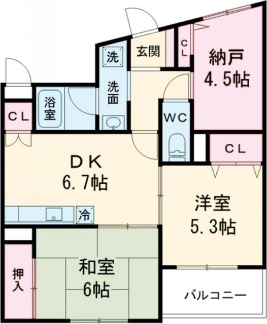 カルムー町田の間取り