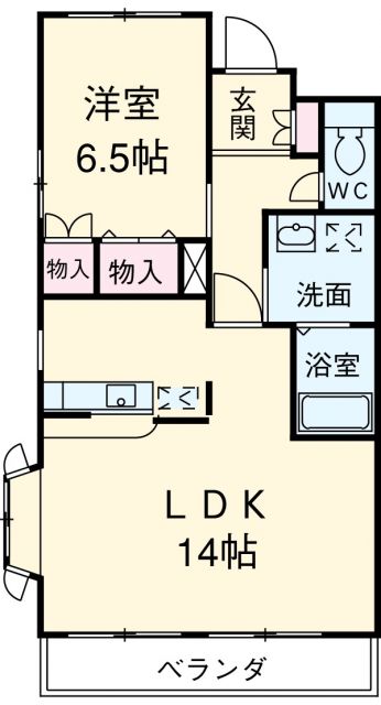 サンパーク白沢の間取り