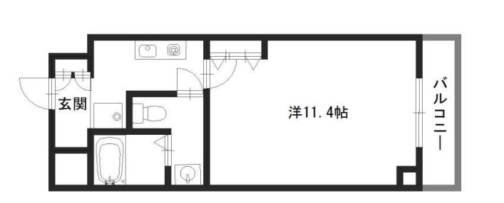 姫路市南町のマンションの間取り