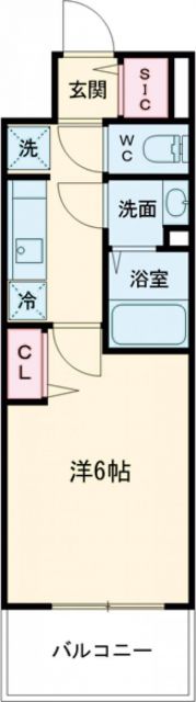アドバンス神戸パーチェの間取り