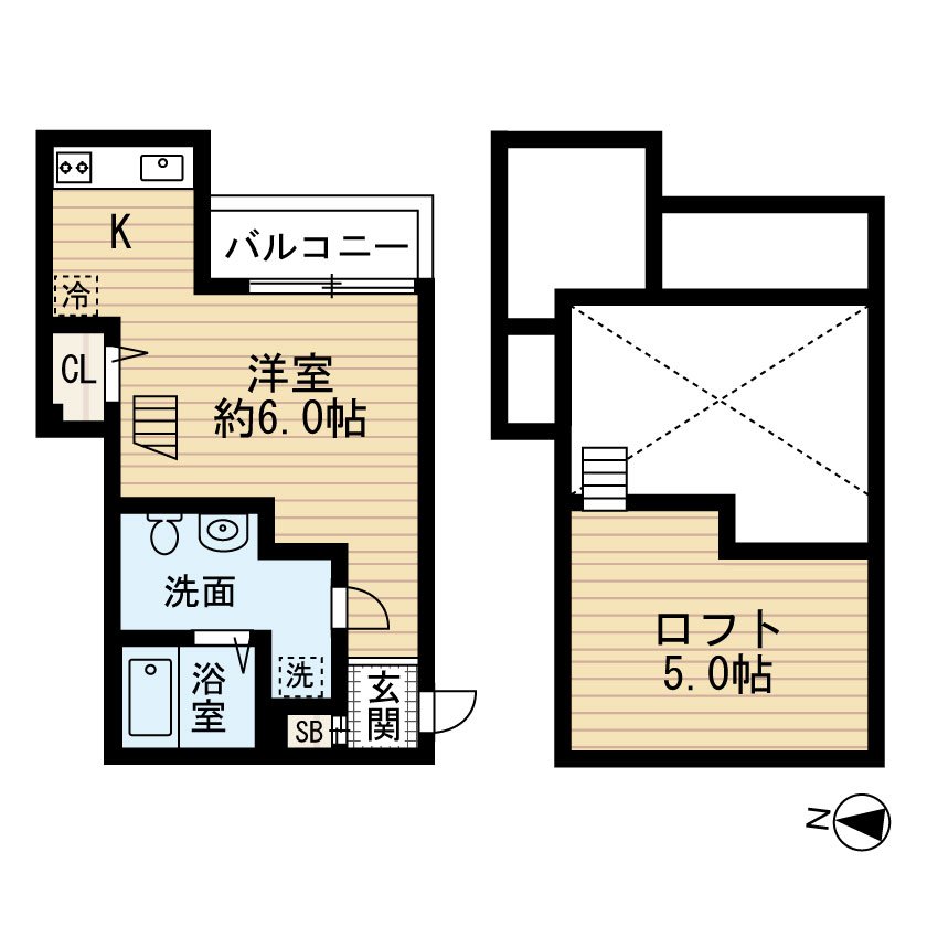 エストゥディオ鳳の間取り