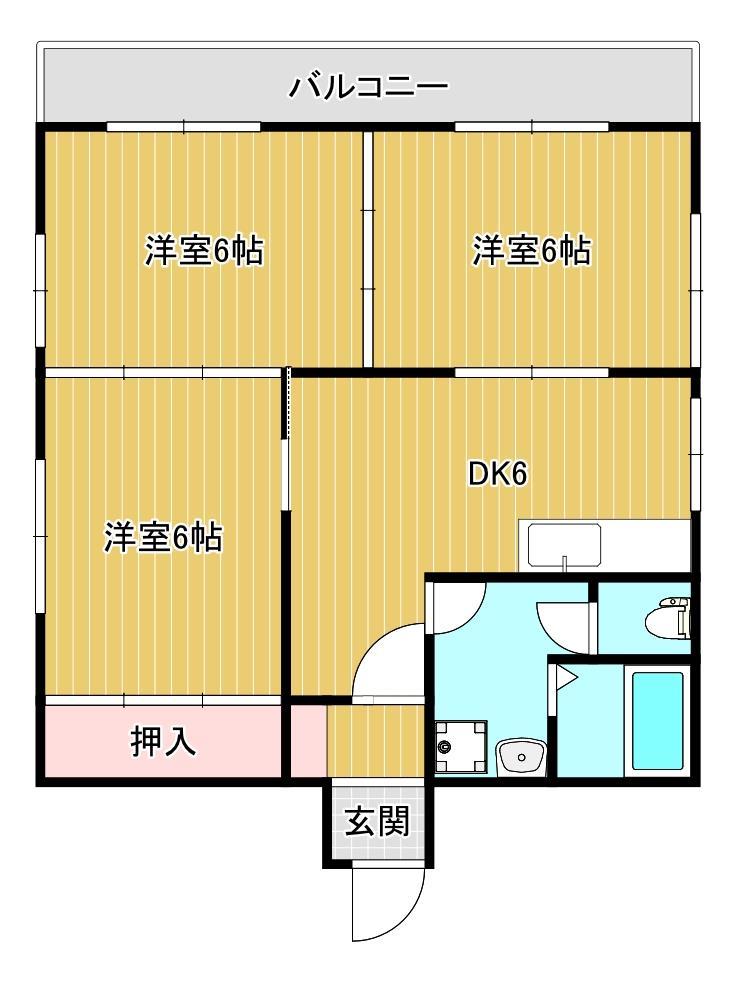 メゾン新屋敷の間取り