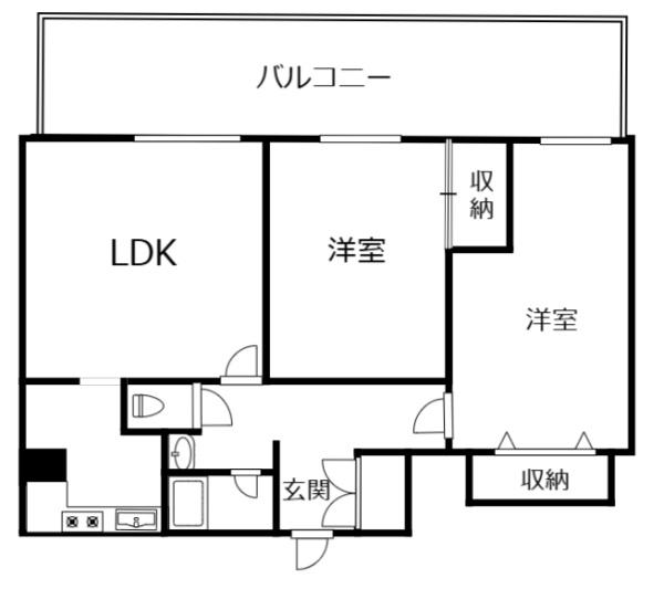 アンカー小樽レジデンスの間取り