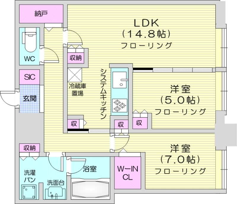 ONE札幌ステーションタワーの間取り