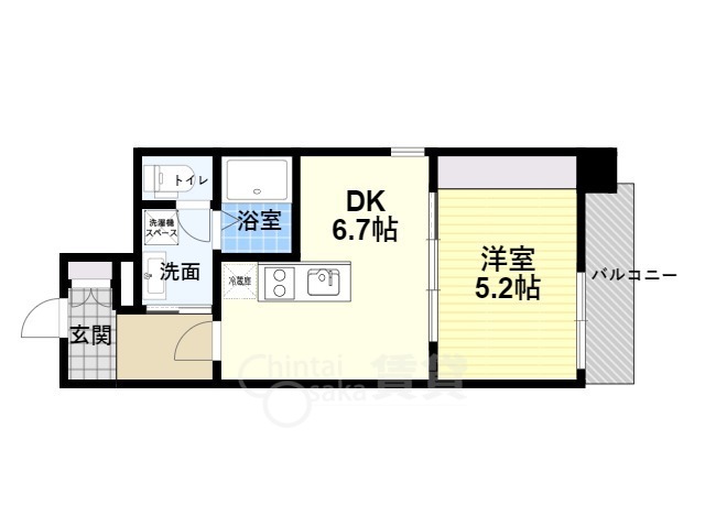 GARDENIA鶴見の間取り