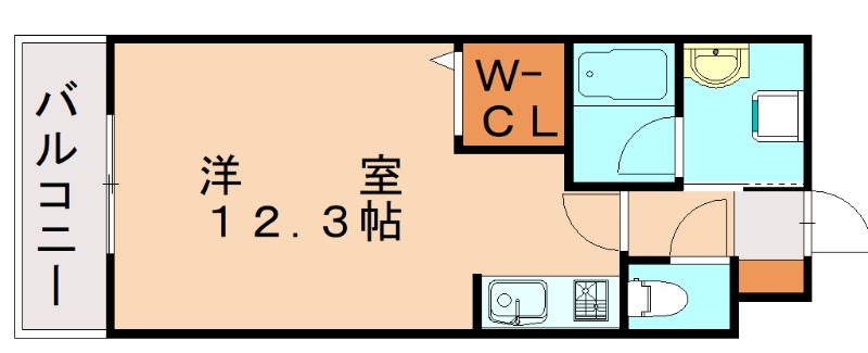 糸島市前原東のマンションの間取り